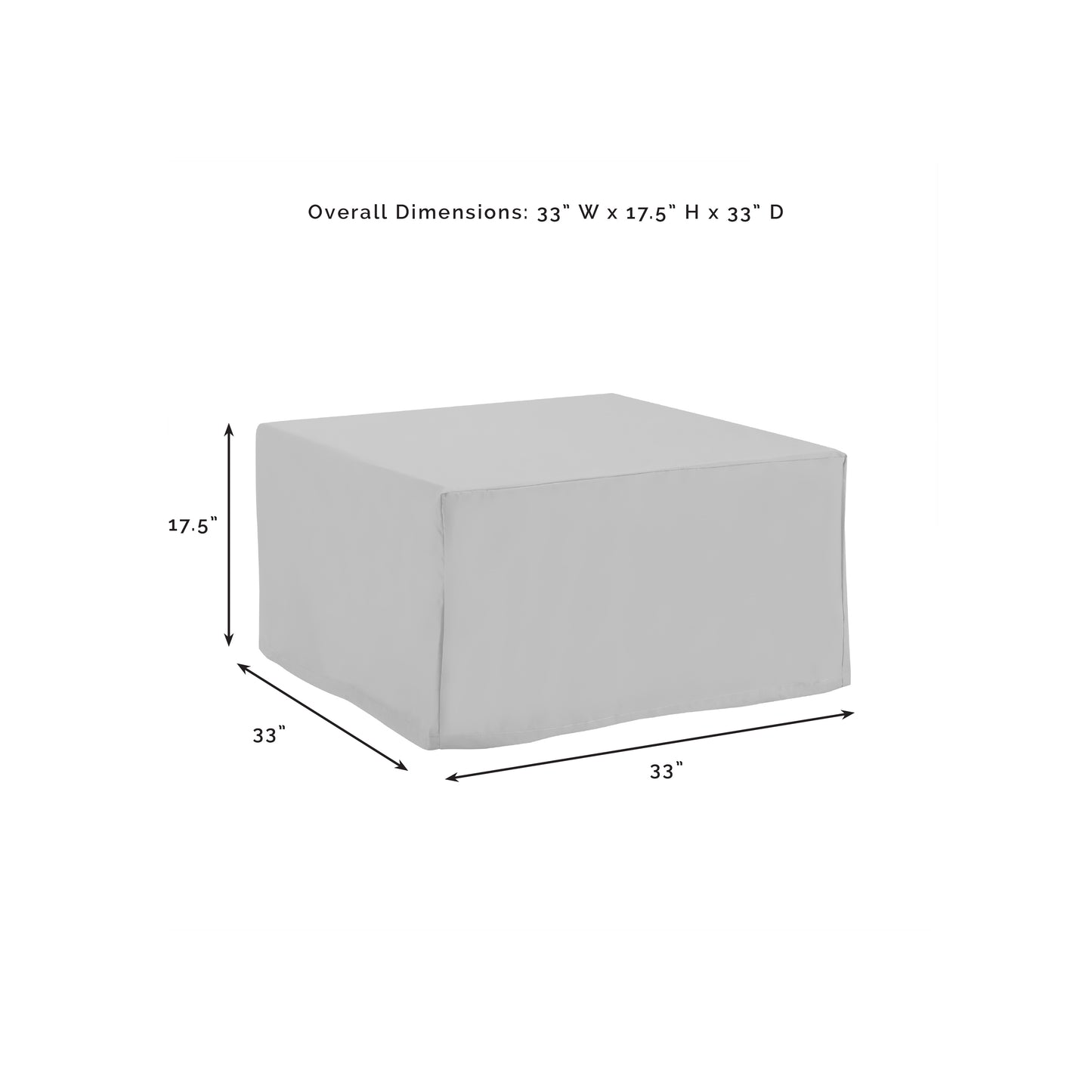 Outdoor Square Table And Ottoman Furniture Cover Tan