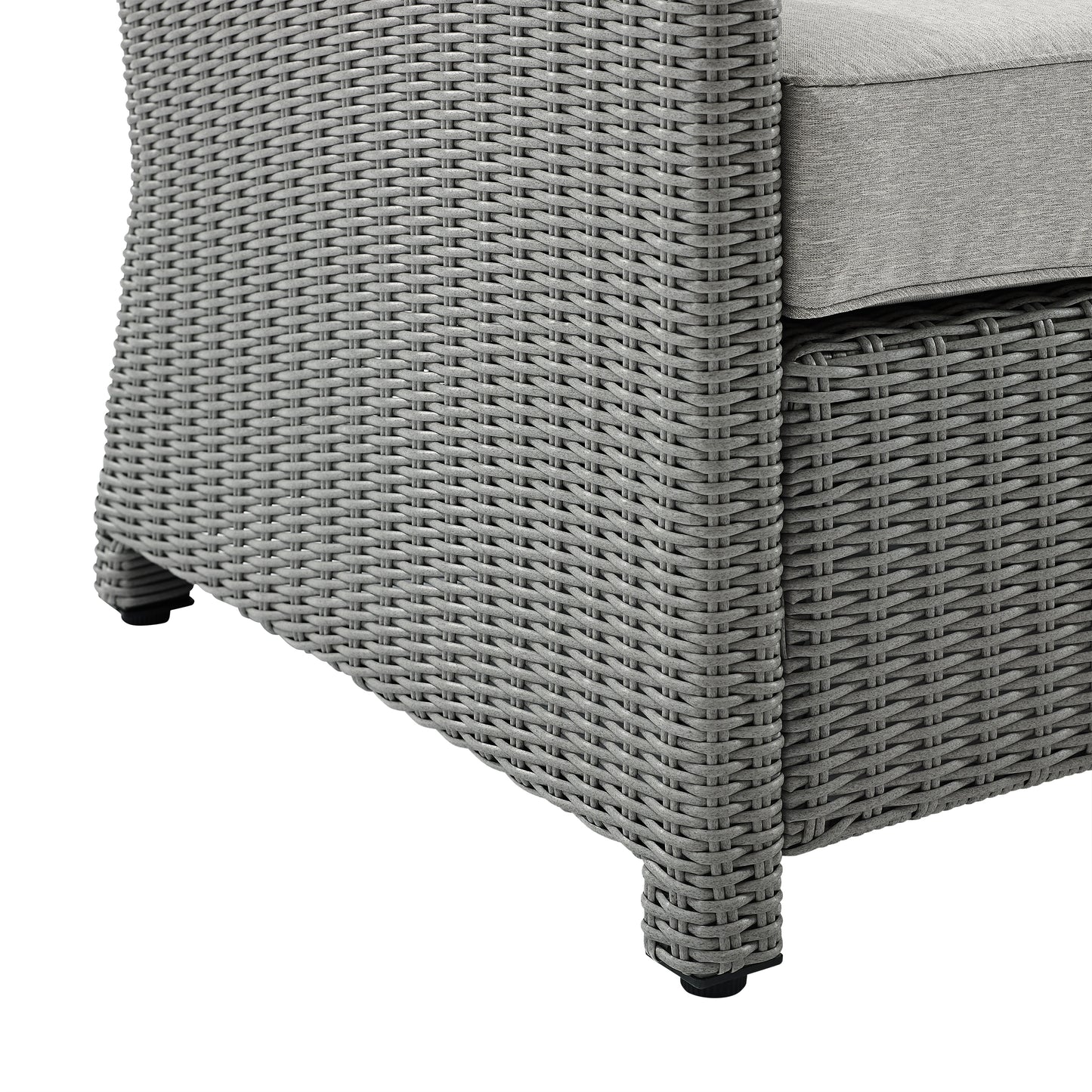 Bradenton Outdoor Wicker Armchair Gray/Gray