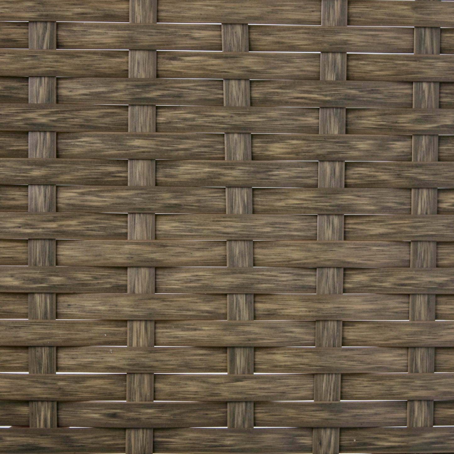 Tribeca 4Pc Outdoor Wicker Conversation Set Sand/Driftwood - Loveseat, Coffee Table, & 2 Arm Chairs
