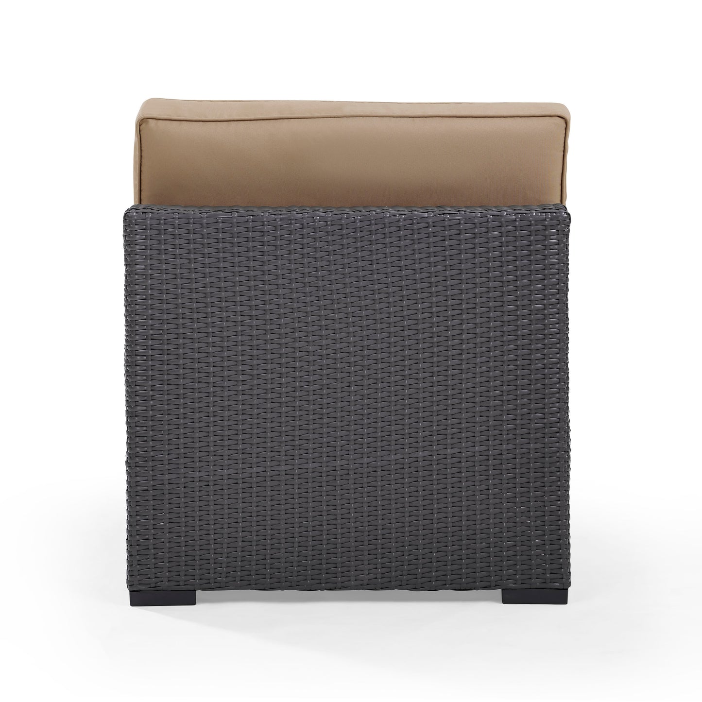 Biscayne Outdoor Wicker Armless Chair Mocha/Brown