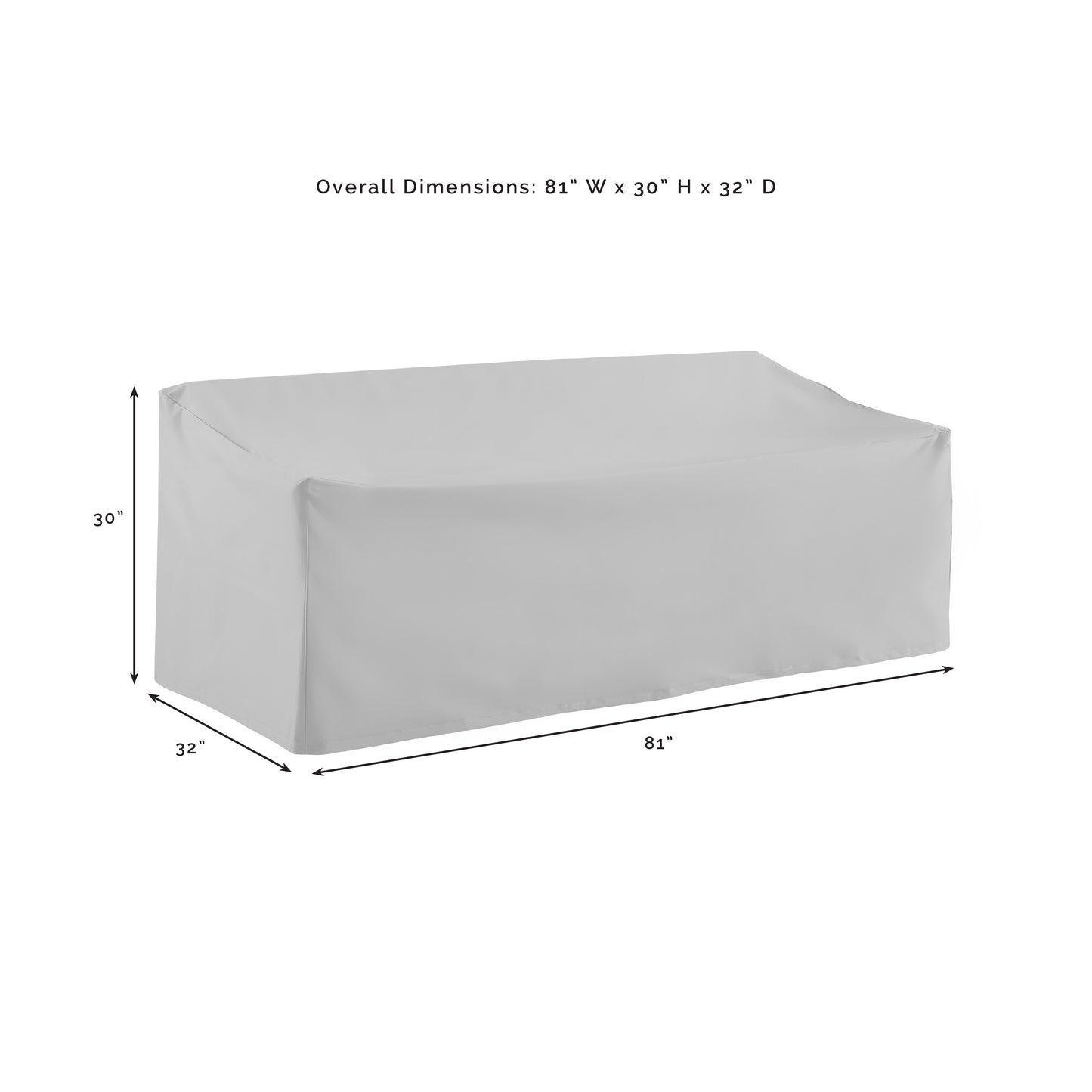4Pc Sectional Cover Set Tan - Loveseat, Sofa, Square Table/Ottoman, & Arm Chair